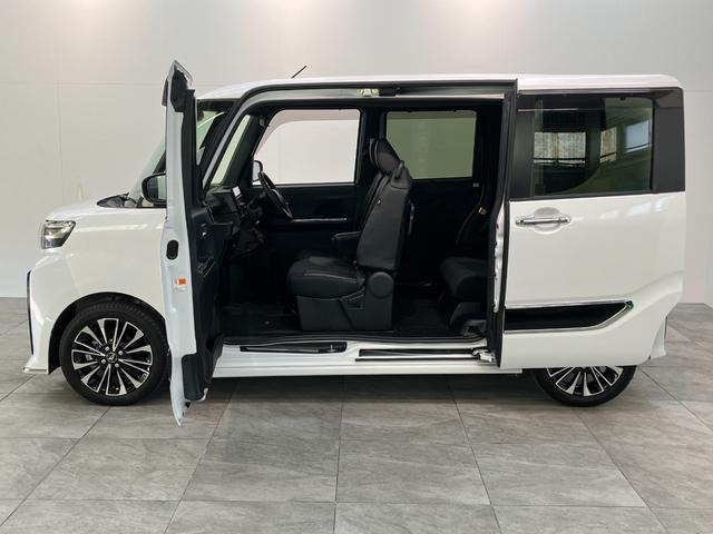 タントカスタムＲＳ　９型ディスプレイオーディオ　Ｂカメラ　ドラレコ衝突被害軽減ブレーキ　コーナーセンサー　９型ディスプレイオーディオ　フルセグ　Ｂｌｕｅｔｏｏｔｈ　ＵＳＢ　バックカメラ　前後ドラレコ　両側パワスラ　前席シートヒーター　ＬＥＤ　レーダクルコン（滋賀県）の中古車