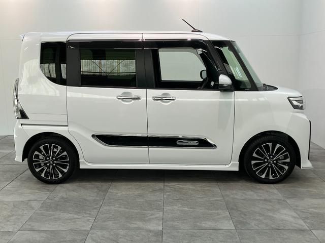 タントカスタムＲＳ　９型ディスプレイオーディオ　Ｂカメラ　ドラレコ衝突被害軽減ブレーキ　コーナーセンサー　９型ディスプレイオーディオ　フルセグ　Ｂｌｕｅｔｏｏｔｈ　ＵＳＢ　バックカメラ　前後ドラレコ　両側パワスラ　前席シートヒーター　ＬＥＤ　レーダクルコン（滋賀県）の中古車