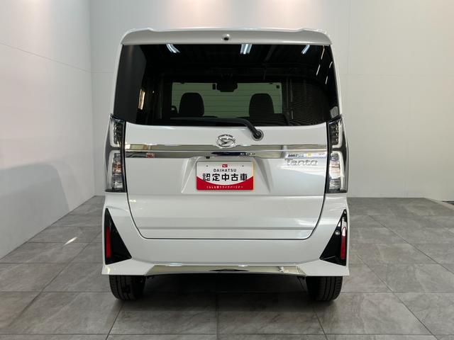 タントカスタムＲＳ　９型ディスプレイオーディオ　Ｂカメラ　ドラレコ衝突被害軽減ブレーキ　コーナーセンサー　９型ディスプレイオーディオ　フルセグ　Ｂｌｕｅｔｏｏｔｈ　ＵＳＢ　バックカメラ　前後ドラレコ　両側パワスラ　前席シートヒーター　ＬＥＤ　レーダクルコン（滋賀県）の中古車