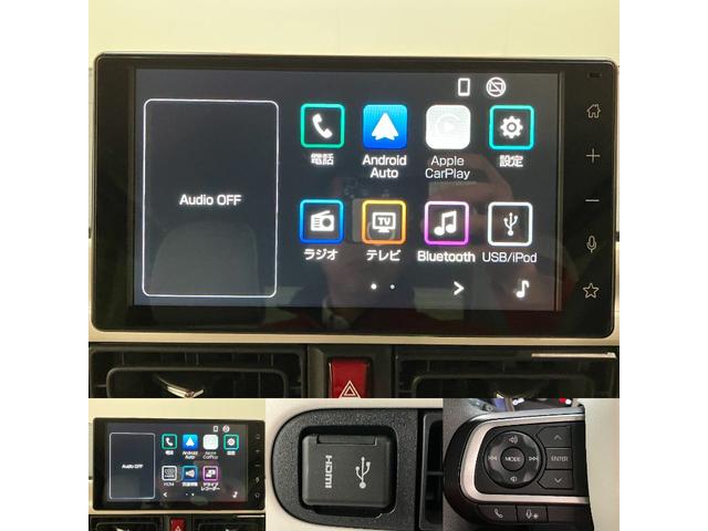 ムーヴキャンバスストライプスG 9型ディスプレイオーディオ 車検整備付衝突被害軽減ブレーキ コーナーセンサー 9型ディスプレイオーディオ フルセグ Bluetooth USB バックカメラ ドラレコ 両側電動スライドドア 前席シートヒーター LEDヘッドライト(滋賀県)の中古車