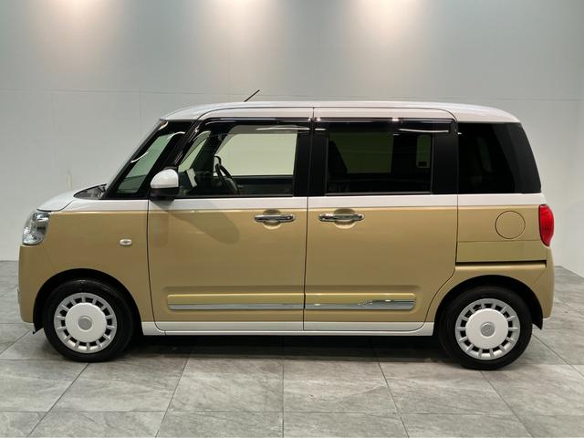 ムーヴキャンバスストライプスG 9型ディスプレイオーディオ 車検整備付衝突被害軽減ブレーキ コーナーセンサー 9型ディスプレイオーディオ フルセグ Bluetooth USB バックカメラ ドラレコ 両側電動スライドドア 前席シートヒーター LEDヘッドライト(滋賀県)の中古車