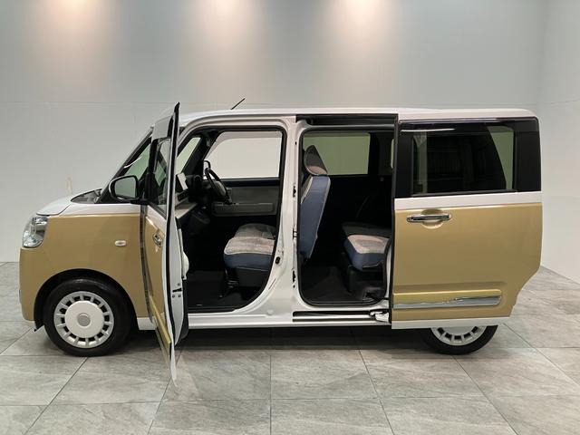 ムーヴキャンバスストライプスG 9型ディスプレイオーディオ 車検整備付衝突被害軽減ブレーキ コーナーセンサー 9型ディスプレイオーディオ フルセグ Bluetooth USB バックカメラ ドラレコ 両側電動スライドドア 前席シートヒーター LEDヘッドライト(滋賀県)の中古車