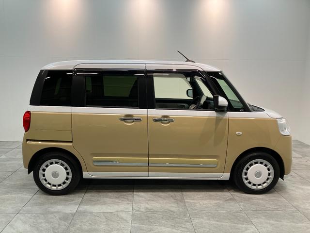 ムーヴキャンバスストライプスG 9型ディスプレイオーディオ 車検整備付衝突被害軽減ブレーキ コーナーセンサー 9型ディスプレイオーディオ フルセグ Bluetooth USB バックカメラ ドラレコ 両側電動スライドドア 前席シートヒーター LEDヘッドライト(滋賀県)の中古車