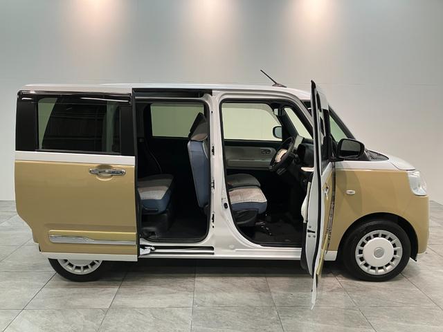 ムーヴキャンバスストライプスG 9型ディスプレイオーディオ 車検整備付衝突被害軽減ブレーキ コーナーセンサー 9型ディスプレイオーディオ フルセグ Bluetooth USB バックカメラ ドラレコ 両側電動スライドドア 前席シートヒーター LEDヘッドライト(滋賀県)の中古車