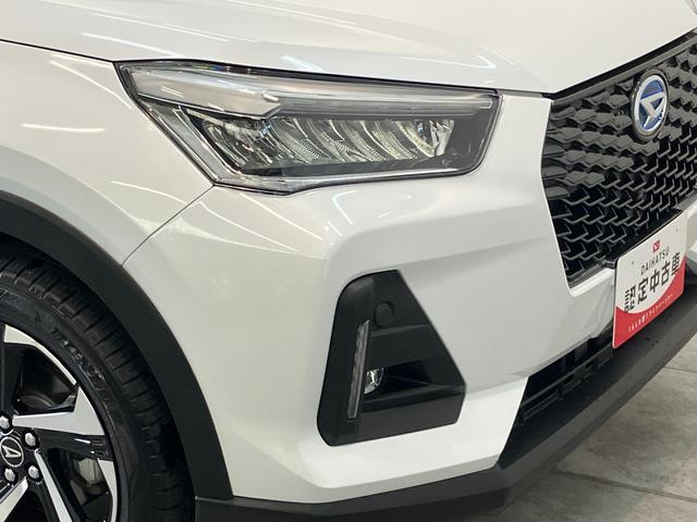 ロッキープレミアムＧ　ＨＥＶ　９型ディスプレイオーディオ　車検整備付衝突被害軽減ブレーキ　コーナーセンサー　ディスプレイオーディオ　フルセグ　パノラマカメラ　Ｂｌｕｅｔｏｏｔｈ　ＵＳＢ　ドラレコ　ＴＶコントロール　前席シートヒーター　電動パーキング　ＬＥＤ　クルコン（滋賀県）の中古車