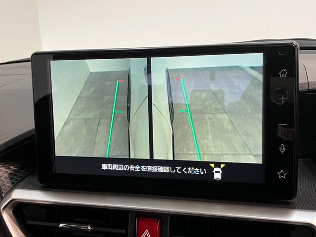 ロッキープレミアムＧ　ＨＥＶ　９型ディスプレイオーディオ　車検整備付衝突被害軽減ブレーキ　コーナーセンサー　ディスプレイオーディオ　フルセグ　パノラマカメラ　Ｂｌｕｅｔｏｏｔｈ　ＵＳＢ　ドラレコ　ＴＶコントロール　前席シートヒーター　電動パーキング　ＬＥＤ　クルコン（滋賀県）の中古車