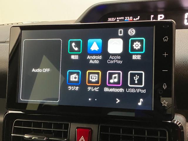 タントカスタムX 9型ディスプレイオーディオ 届出済未使用車衝突被害軽減ブレーキ コーナーセンサー 9型ディスプレイオーディオ フルセグ Bluetooth USB バックカメラ 両側電動スライドドア 前席シートヒーター LED スマートキー エコアイドル(滋賀県)の中古車