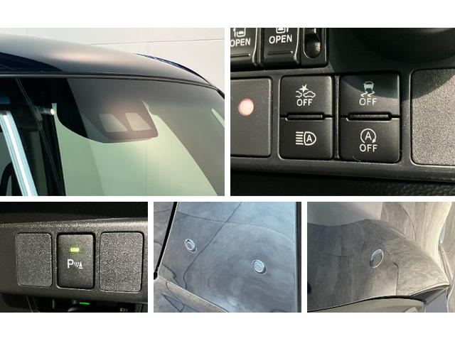 トールカスタムＧリミテッド２ＳＡ３　９型ナビ　パノラマカメラ衝突被害軽減ブレーキ　コーナーセンサー　９型フルセグナビ　Ｂｌｕｅｔｏｏｔｈ　ＤＶＤ　ＵＳＢ　パノラマカメラ　フリップダウンモニター　前後ドラレコ　両側電動スライドドア　前席シートヒーター　クルコン（滋賀県）の中古車