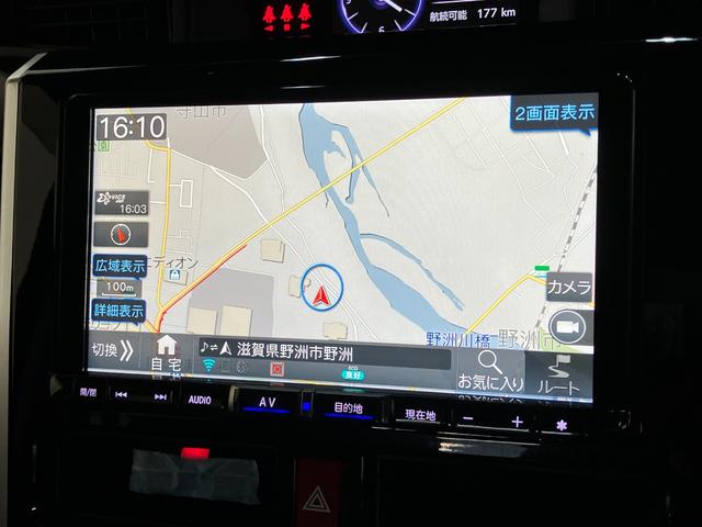 トールカスタムＧリミテッド２ＳＡ３　９型ナビ　パノラマカメラ衝突被害軽減ブレーキ　コーナーセンサー　９型フルセグナビ　Ｂｌｕｅｔｏｏｔｈ　ＤＶＤ　ＵＳＢ　パノラマカメラ　フリップダウンモニター　前後ドラレコ　両側電動スライドドア　前席シートヒーター　クルコン（滋賀県）の中古車