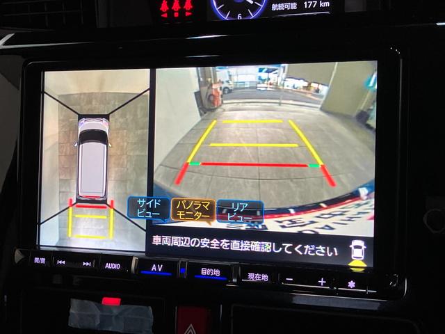 トールカスタムＧリミテッド２ＳＡ３　９型ナビ　パノラマカメラ衝突被害軽減ブレーキ　コーナーセンサー　９型フルセグナビ　Ｂｌｕｅｔｏｏｔｈ　ＤＶＤ　ＵＳＢ　パノラマカメラ　フリップダウンモニター　前後ドラレコ　両側電動スライドドア　前席シートヒーター　クルコン（滋賀県）の中古車