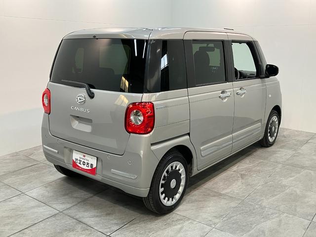 ムーヴキャンバスセオリーＧターボ　９型ディスプレイオーディオ　バックカメラ衝突被害軽減ブレーキ　コーナーセンサー　９型ディスプレイオーディオ　フルセグ　Ｂｌｕｅｔｏｏｔｈ　ＵＳＢ　バックカメラ　両側電動スライドドア　前席シートヒーター　電動パーキング　レーダークルコン（滋賀県）の中古車