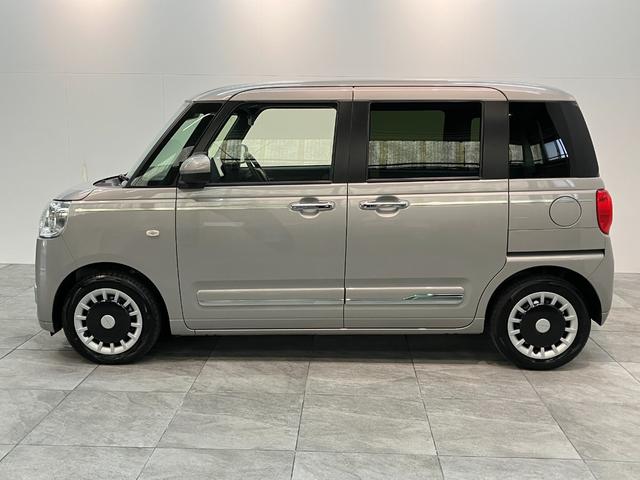 ムーヴキャンバスセオリーＧターボ　９型ディスプレイオーディオ　バックカメラ衝突被害軽減ブレーキ　コーナーセンサー　９型ディスプレイオーディオ　フルセグ　Ｂｌｕｅｔｏｏｔｈ　ＵＳＢ　バックカメラ　両側電動スライドドア　前席シートヒーター　電動パーキング　レーダークルコン（滋賀県）の中古車