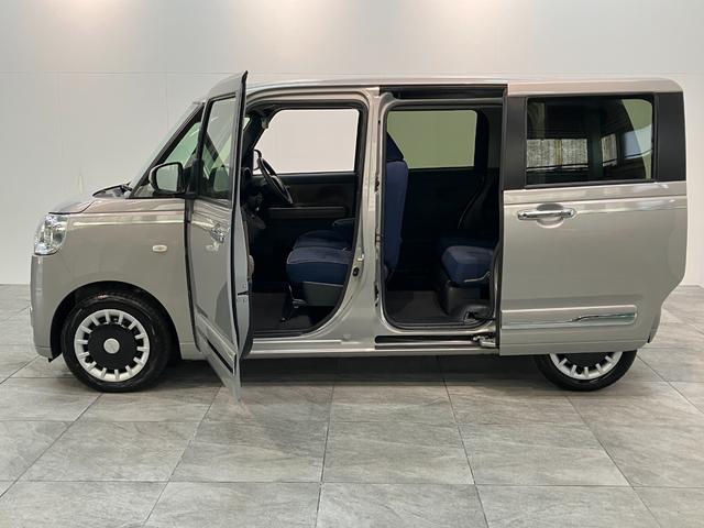 ムーヴキャンバスセオリーＧターボ　９型ディスプレイオーディオ　バックカメラ衝突被害軽減ブレーキ　コーナーセンサー　９型ディスプレイオーディオ　フルセグ　Ｂｌｕｅｔｏｏｔｈ　ＵＳＢ　バックカメラ　両側電動スライドドア　前席シートヒーター　電動パーキング　レーダークルコン（滋賀県）の中古車