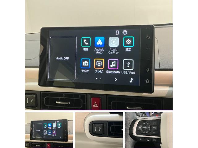 ムーヴキャンバスストライプスG 9型ディスプレイオーディオ 駐車支援機能衝突被害軽減ブレーキ コーナーセンサー 9型ディスプレイオーディオ フルセグ Bluetooth USB パノラマカメラ 駐車支援システム ドラレコ 両側電動スライドドア 前席シートヒーター LED(滋賀県)の中古車