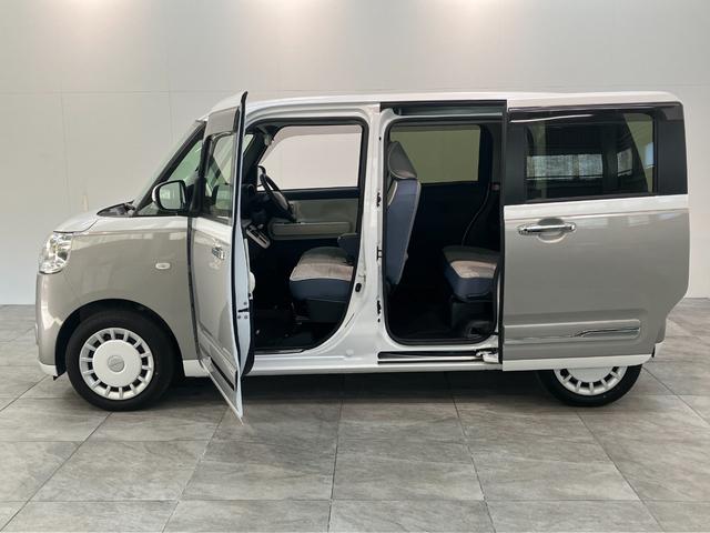 ムーヴキャンバスストライプスG 9型ディスプレイオーディオ 駐車支援機能衝突被害軽減ブレーキ コーナーセンサー 9型ディスプレイオーディオ フルセグ Bluetooth USB パノラマカメラ 駐車支援システム ドラレコ 両側電動スライドドア 前席シートヒーター LED(滋賀県)の中古車