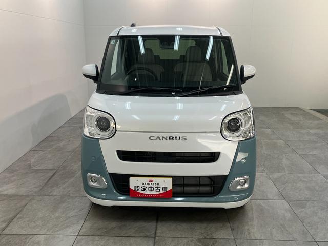 ムーヴキャンバスストライプスG コーナーセンサー 両側電動スライドドア衝突被害軽減ブレーキ コーナーセンサー バックカメラ(ナビ装着時用) CDステレオ 両側電動スライド 前席シートヒーター 電動パーキング LED オートライト オートエアコン スマートキー(滋賀県)の中古車