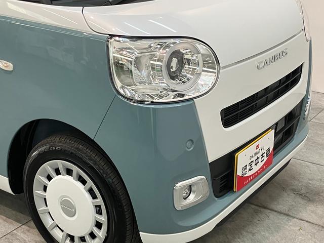 ムーヴキャンバスストライプスG コーナーセンサー 両側電動スライドドア衝突被害軽減ブレーキ コーナーセンサー バックカメラ(ナビ装着時用) CDステレオ 両側電動スライド 前席シートヒーター 電動パーキング LED オートライト オートエアコン スマートキー(滋賀県)の中古車