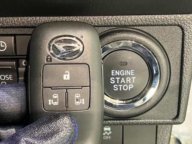 ムーヴキャンバスストライプスG コーナーセンサー 両側電動スライドドア衝突被害軽減ブレーキ コーナーセンサー バックカメラ(ナビ装着時用) CDステレオ 両側電動スライド 前席シートヒーター 電動パーキング LED オートライト オートエアコン スマートキー(滋賀県)の中古車