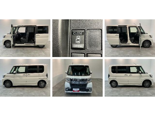 タントカスタムＸトップエディションＳＡ２　ナビ　バックカメラ衝突被害軽減ブレーキ　スマアシ２　フルセグナビ　ＥＴＣ　Ｂｌｕｅｔｏｏｔｈ　ＤＶＤ再生　ＵＳＢ　バックカメラ　左側電動スライドドア　ＬＥＤヘッドライト　スマートキー　電動格納式ミラー　エコアイドル（滋賀県）の中古車