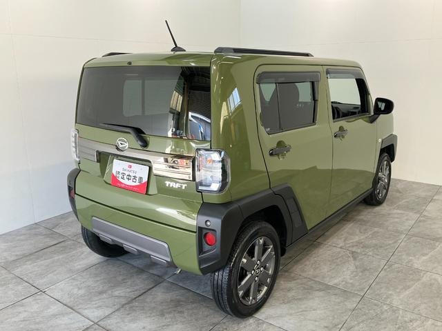 タフトＧダーククロムベンチャー　９型ディスプレイオーディオ衝突被害軽減ブレーキ　コーナーセンサー　９型ディスプレイオーディオ　フルセグ　バックカメラ　Ｂｌｕｅｔｏｏｔｈ　ＵＳＢ　前後ドラレコ　ＥＴＣ　ＴＶコントロール　前席シートヒーター　ＬＥＤ　オートライト（滋賀県）の中古車