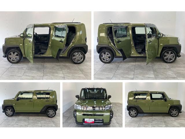 タフトＧダーククロムベンチャー　９型ディスプレイオーディオ衝突被害軽減ブレーキ　コーナーセンサー　９型ディスプレイオーディオ　フルセグ　バックカメラ　Ｂｌｕｅｔｏｏｔｈ　ＵＳＢ　前後ドラレコ　ＥＴＣ　ＴＶコントロール　前席シートヒーター　ＬＥＤ　オートライト（滋賀県）の中古車