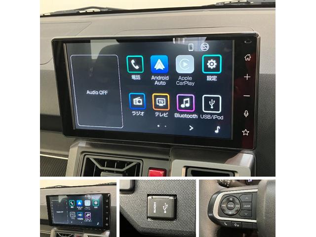 タフトＧダーククロムベンチャー　９型ディスプレイオーディオ衝突被害軽減ブレーキ　コーナーセンサー　９型ディスプレイオーディオ　フルセグ　バックカメラ　Ｂｌｕｅｔｏｏｔｈ　ＵＳＢ　前後ドラレコ　ＥＴＣ　ＴＶコントロール　前席シートヒーター　ＬＥＤ　オートライト（滋賀県）の中古車