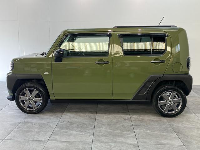 タフトＧダーククロムベンチャー　９型ディスプレイオーディオ衝突被害軽減ブレーキ　コーナーセンサー　９型ディスプレイオーディオ　フルセグ　バックカメラ　Ｂｌｕｅｔｏｏｔｈ　ＵＳＢ　前後ドラレコ　ＥＴＣ　ＴＶコントロール　前席シートヒーター　ＬＥＤ　オートライト（滋賀県）の中古車