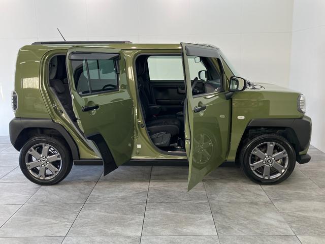 タフトＧダーククロムベンチャー　９型ディスプレイオーディオ衝突被害軽減ブレーキ　コーナーセンサー　９型ディスプレイオーディオ　フルセグ　バックカメラ　Ｂｌｕｅｔｏｏｔｈ　ＵＳＢ　前後ドラレコ　ＥＴＣ　ＴＶコントロール　前席シートヒーター　ＬＥＤ　オートライト（滋賀県）の中古車