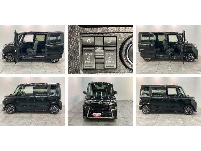 タントカスタムＲＳ　９型ディスプレイオーディオ　車検整備付衝突被害軽減ブレーキ　コーナーセンサー　９型ディスプレイオーディオ　フルセグ　Ｂｌｕｅｔｏｏｔｈ　ＵＳＢ　バックカメラ　ＥＴＣ　両側電動スライドドア　前席シートヒーター　ＬＥＤ　スマートキー（滋賀県）の中古車