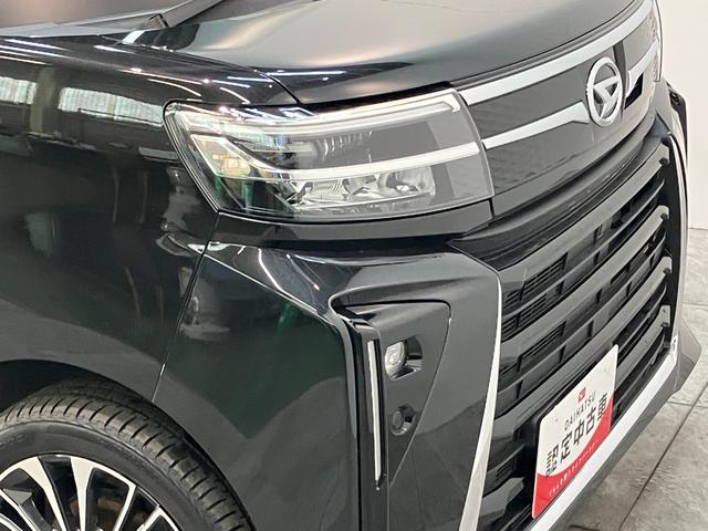 タントカスタムＲＳ　９型ディスプレイオーディオ　車検整備付衝突被害軽減ブレーキ　コーナーセンサー　９型ディスプレイオーディオ　フルセグ　Ｂｌｕｅｔｏｏｔｈ　ＵＳＢ　バックカメラ　ＥＴＣ　両側電動スライドドア　前席シートヒーター　ＬＥＤ　スマートキー（滋賀県）の中古車