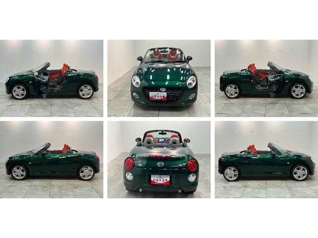 コペンセロＳ　５ＭＴ　フルセグナビ　ＭＯＭＯステ　届出済未使用車リヤコーナーセンサー　フルセグナビ　ＤＶＤ　Ｂｌｕｅｔｏｏｔｈ　ＵＳＢ　シートヒーター　オートライト　ビルシュタイン製ショックアブソーバー　レカロシート　ＭＯＭＯ製ステアリング（滋賀県）の中古車