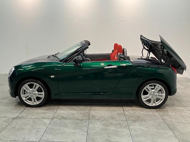 コペンセロＳ　５ＭＴ　フルセグナビ　ＭＯＭＯステ　届出済未使用車リヤコーナーセンサー　フルセグナビ　ＤＶＤ　Ｂｌｕｅｔｏｏｔｈ　ＵＳＢ　シートヒーター　オートライト　ビルシュタイン製ショックアブソーバー　レカロシート　ＭＯＭＯ製ステアリング（滋賀県）の中古車