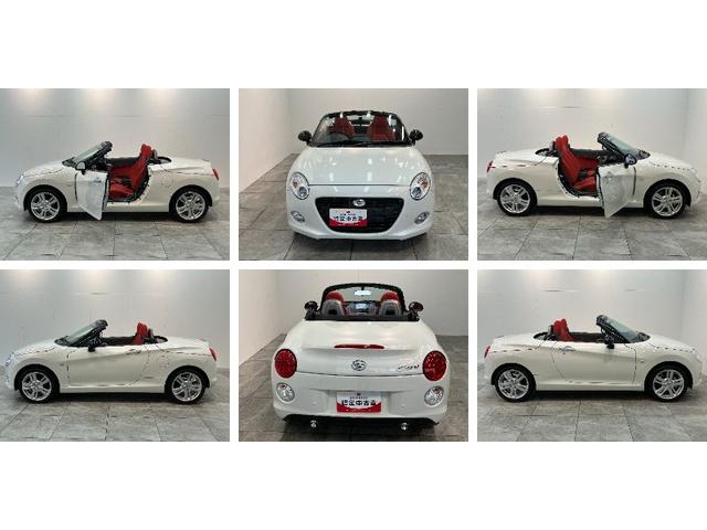 コペンセロ　５ＭＴ　フルセグナビ　届出済未使用車電動オープンルーフ　リヤコーナーセンサー　フルセグナビ　ＤＶＤ再生　Ｂｌｕｅｔｏｏｔｈ　ＵＳＢ　シートヒーター　ＬＥＤヘッドライト　オートライト　スマートキー　オートエアコン　エコアイドル（滋賀県）の中古車