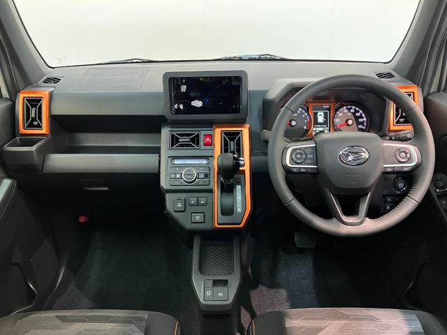 タフトＧ　レーダークルーズコントロール　届出済未使用車衝突被害軽減ブレーキ　コーナーセンサー　バックカメラ（ナビ装着時用）　前席シートヒーター　電動パーキング　スカイフィールトップ　ＬＥＤ　オートライト　オートエアコン　スマートキー　エコアイドル（滋賀県）の中古車