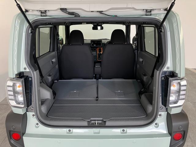 タフトＧ　レーダークルーズコントロール　届出済未使用車衝突被害軽減ブレーキ　コーナーセンサー　バックカメラ（ナビ装着時用）　前席シートヒーター　電動パーキング　スカイフィールトップ　ＬＥＤ　オートライト　オートエアコン　スマートキー　エコアイドル（滋賀県）の中古車