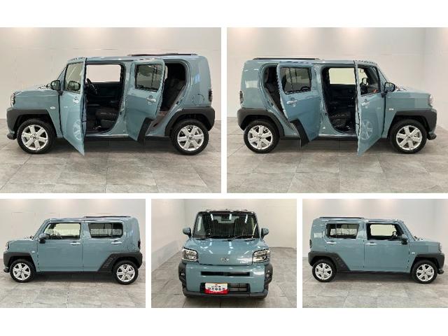 タフトG 9型ディスプレイオーディオ クルコン 届出済未使用車衝突被害軽減ブレーキ コーナーセンサー 9型ディスプレイオーディオ フルセグ バックカメラ Bluetooth USB 前席シートヒーターLED オートライト レーダークルコン オートエアコン(滋賀県)の中古車