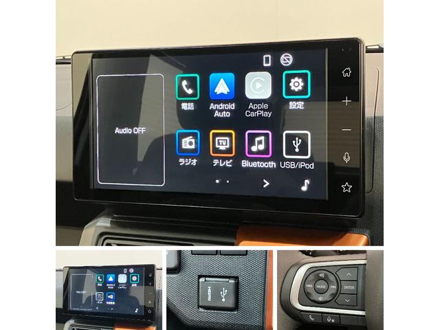 タフトG 9型ディスプレイオーディオ クルコン 届出済未使用車衝突被害軽減ブレーキ コーナーセンサー 9型ディスプレイオーディオ フルセグ バックカメラ Bluetooth USB 前席シートヒーターLED オートライト レーダークルコン オートエアコン(滋賀県)の中古車