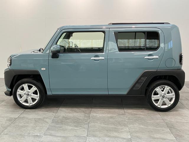 タフトG 9型ディスプレイオーディオ クルコン 届出済未使用車衝突被害軽減ブレーキ コーナーセンサー 9型ディスプレイオーディオ フルセグ バックカメラ Bluetooth USB 前席シートヒーターLED オートライト レーダークルコン オートエアコン(滋賀県)の中古車