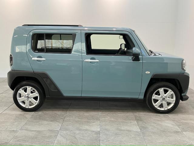 タフトG 9型ディスプレイオーディオ クルコン 届出済未使用車衝突被害軽減ブレーキ コーナーセンサー 9型ディスプレイオーディオ フルセグ バックカメラ Bluetooth USB 前席シートヒーターLED オートライト レーダークルコン オートエアコン(滋賀県)の中古車