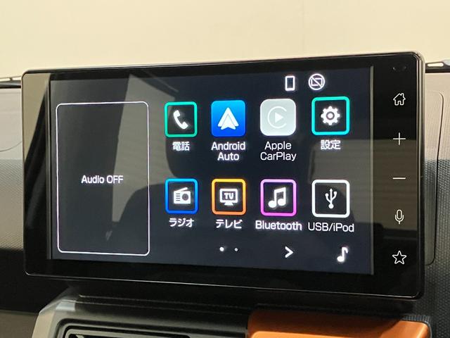 タフトG 9型ディスプレイオーディオ クルコン 届出済未使用車衝突被害軽減ブレーキ コーナーセンサー 9型ディスプレイオーディオ フルセグ バックカメラ Bluetooth USB 前席シートヒーターLED オートライト レーダークルコン オートエアコン(滋賀県)の中古車