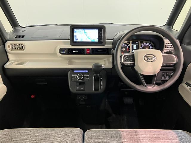 ムーヴキャンバスストライプスＧ　フルセグナビ　パノラマカメラ　前後ドラレコ衝突被害軽減ブレーキ　フルセグナビ　パノラマカメラ　ＤＶＤ再生　Ｂｌｕｅｔｏｏｔｈ　ＵＳＢ　前後ドラレコ　ＥＴＣ　両側電動スライドドア　ＬＥＤ　オートライト　シートヒーター　オートエアコン（滋賀県）の中古車