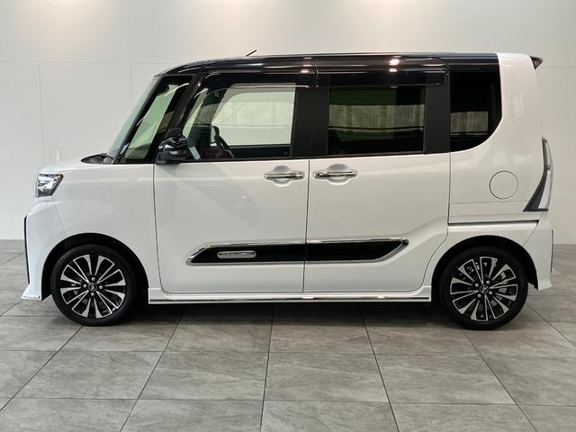 タントカスタムＲＳ　１０型ナビ　バックカメラ　前後ドラレコ衝突被害軽減ブレーキ　コーナーセンサー　１０型フルセグナビ　Ｂｌｕｅｔｏｏｔｈ　ＤＶＤ　ＵＳＢ　バックカメラ　前後ドラレコ　ＥＴＣ　ＴＶコントロール　両側電動スライドドア　前席シートヒーター　クルコン（滋賀県）の中古車