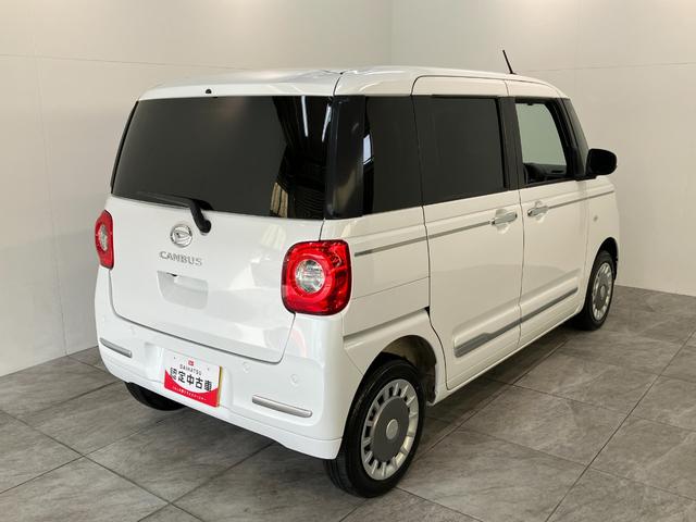 ムーヴキャンバスセオリーＧターボ　４ＷＤ　ＩＤＬレス　ディスプレイオーディオ衝突被害軽減ブレーキ　コーナーセンサー　９型ディスプレイオーディオ　Ｂｌｕｅｔｏｏｔｈ　ＵＳＢ　バックカメラ　前後ドラレコ　両側電動スライドドア　前席シートヒーター　ＬＥＤ　レーダークルコン（滋賀県）の中古車