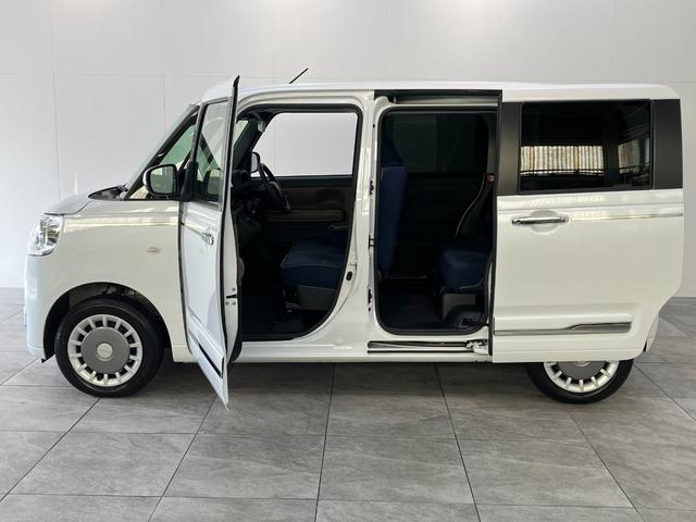 ムーヴキャンバスセオリーＧターボ　４ＷＤ　ＩＤＬレス　ディスプレイオーディオ衝突被害軽減ブレーキ　コーナーセンサー　９型ディスプレイオーディオ　Ｂｌｕｅｔｏｏｔｈ　ＵＳＢ　バックカメラ　前後ドラレコ　両側電動スライドドア　前席シートヒーター　ＬＥＤ　レーダークルコン（滋賀県）の中古車