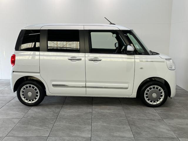 ムーヴキャンバスセオリーＧターボ　４ＷＤ　ＩＤＬレス　ディスプレイオーディオ衝突被害軽減ブレーキ　コーナーセンサー　９型ディスプレイオーディオ　Ｂｌｕｅｔｏｏｔｈ　ＵＳＢ　バックカメラ　前後ドラレコ　両側電動スライドドア　前席シートヒーター　ＬＥＤ　レーダークルコン（滋賀県）の中古車