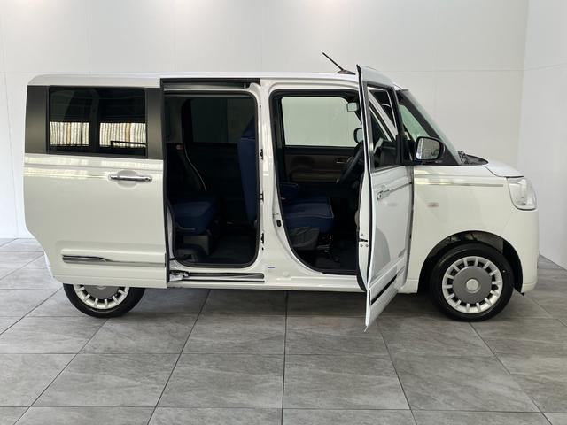 ムーヴキャンバスセオリーＧターボ　４ＷＤ　ＩＤＬレス　ディスプレイオーディオ衝突被害軽減ブレーキ　コーナーセンサー　９型ディスプレイオーディオ　Ｂｌｕｅｔｏｏｔｈ　ＵＳＢ　バックカメラ　前後ドラレコ　両側電動スライドドア　前席シートヒーター　ＬＥＤ　レーダークルコン（滋賀県）の中古車