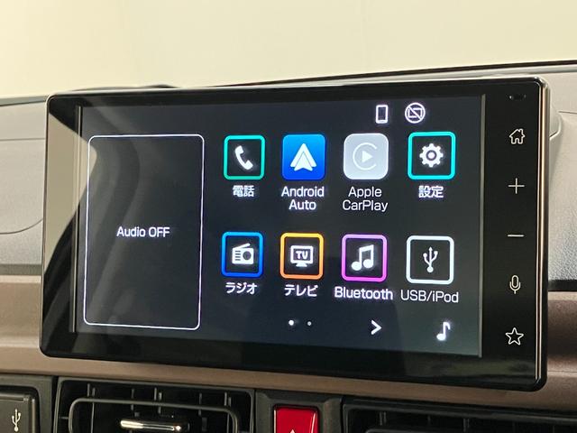 ムーヴキャンバスセオリーＧターボ　４ＷＤ　ＩＤＬレス　ディスプレイオーディオ衝突被害軽減ブレーキ　コーナーセンサー　９型ディスプレイオーディオ　Ｂｌｕｅｔｏｏｔｈ　ＵＳＢ　バックカメラ　前後ドラレコ　両側電動スライドドア　前席シートヒーター　ＬＥＤ　レーダークルコン（滋賀県）の中古車