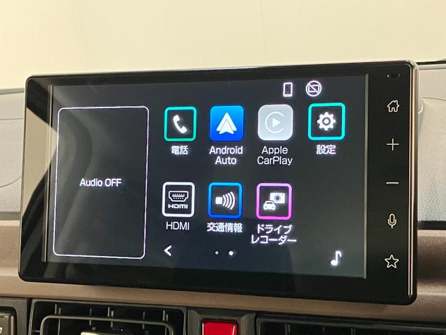 ムーヴキャンバスセオリーＧターボ　４ＷＤ　ＩＤＬレス　ディスプレイオーディオ衝突被害軽減ブレーキ　コーナーセンサー　９型ディスプレイオーディオ　Ｂｌｕｅｔｏｏｔｈ　ＵＳＢ　バックカメラ　前後ドラレコ　両側電動スライドドア　前席シートヒーター　ＬＥＤ　レーダークルコン（滋賀県）の中古車