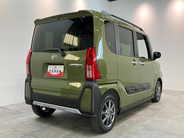 タントファンクロス　１０型ナビ　Ｂカメラ　ドラレコ　届出済未使用車衝突被害軽減ブレーキ　コーナーセンサー　１０型フルセグナビ　Ｂｌｕｅｔｏｏｔｈ　ＤＶＤ　ＵＳＢ　バックカメラ　前後ドラレコ　両側電動スライドドア　前席シートヒーター　ＬＥＤ　オートライト　スマートキー（滋賀県）の中古車