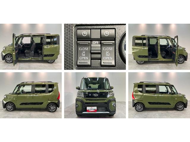 タントファンクロス　１０型ナビ　Ｂカメラ　ドラレコ　届出済未使用車衝突被害軽減ブレーキ　コーナーセンサー　１０型フルセグナビ　Ｂｌｕｅｔｏｏｔｈ　ＤＶＤ　ＵＳＢ　バックカメラ　前後ドラレコ　両側電動スライドドア　前席シートヒーター　ＬＥＤ　オートライト　スマートキー（滋賀県）の中古車